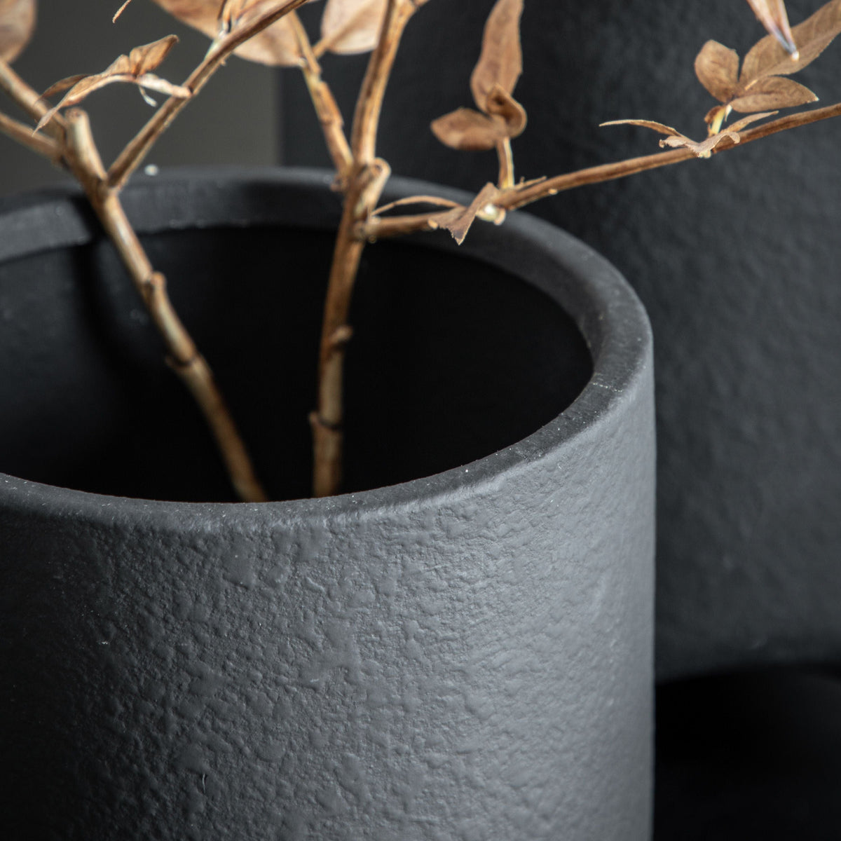 Drumburgh Vase Black Large.