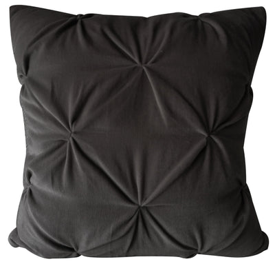 Bodhi Accessories Earolstone Velvet Cushion Charcoal House of Isabella UK