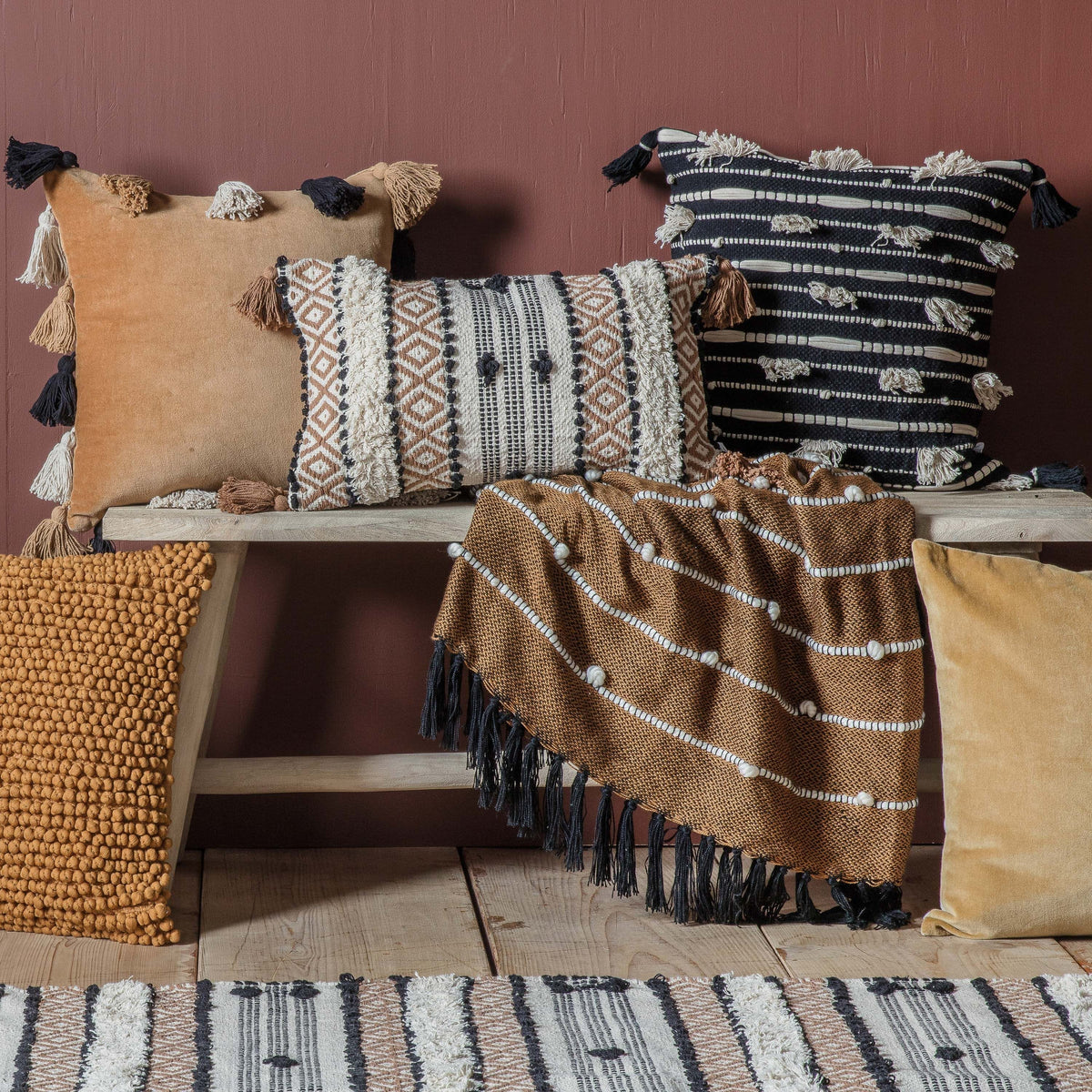 Ellesmere Cushion Camel.