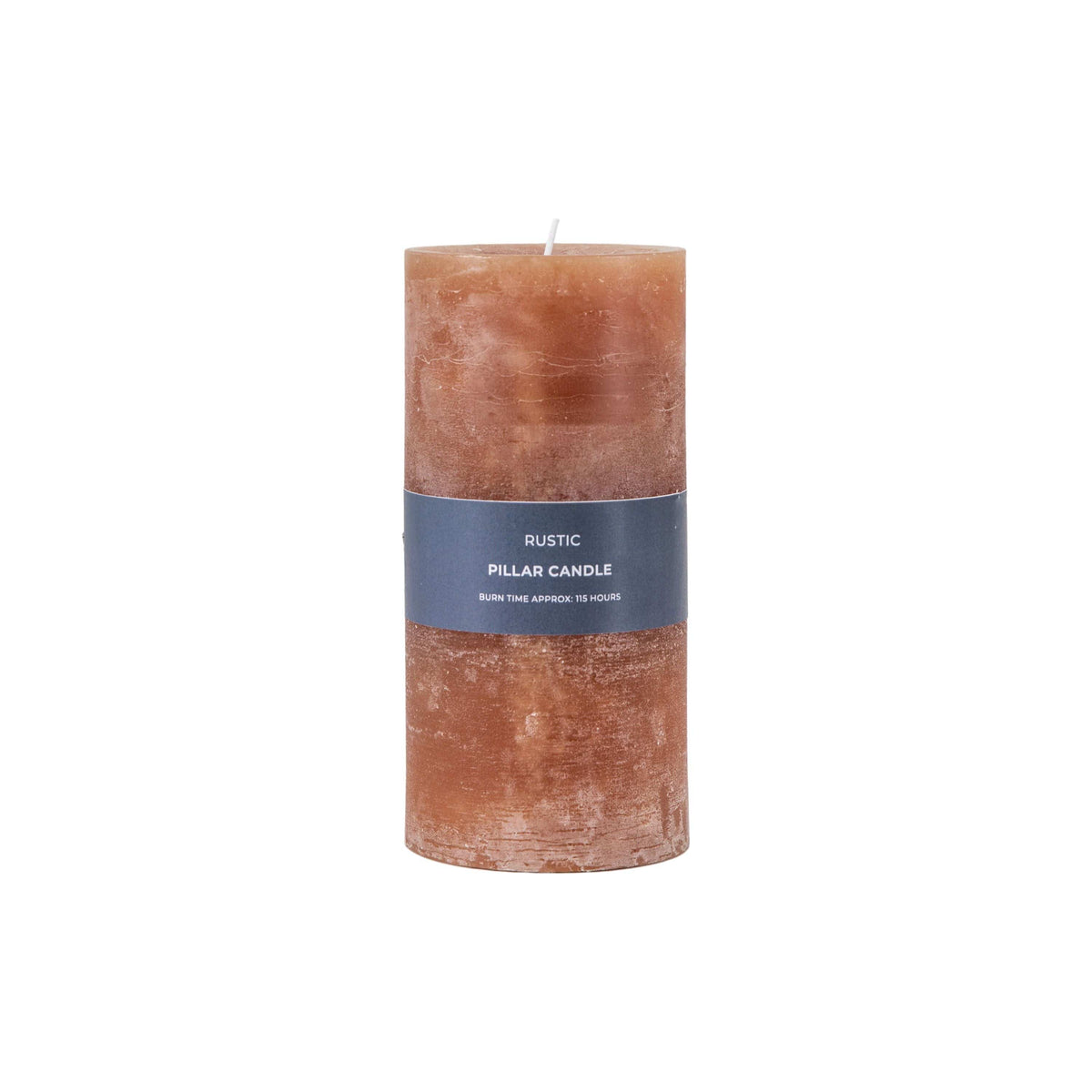 Evercreech Candle Rustic Amber Large.