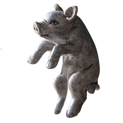 Bodhi Accessories Hawkcombe Piglet Pot Hanger Grey (2pk) House of Isabella UK