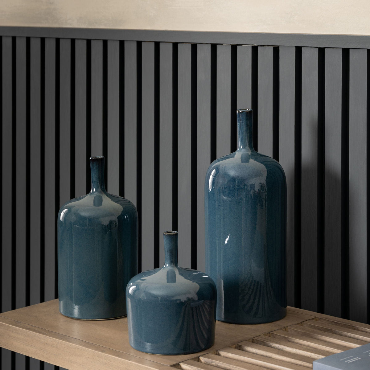 Herniss Ornaments Blue (Set of 3).