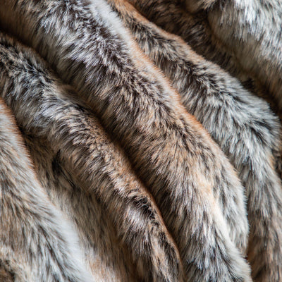 Bodhi Accessories Husky Fur Throw Premium House of Isabella UK