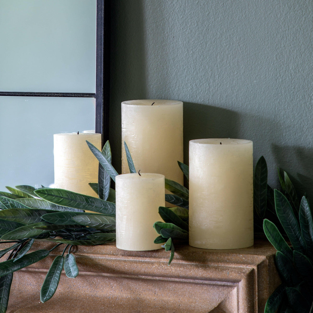 Evercreech Candle Rustic Sage Small.