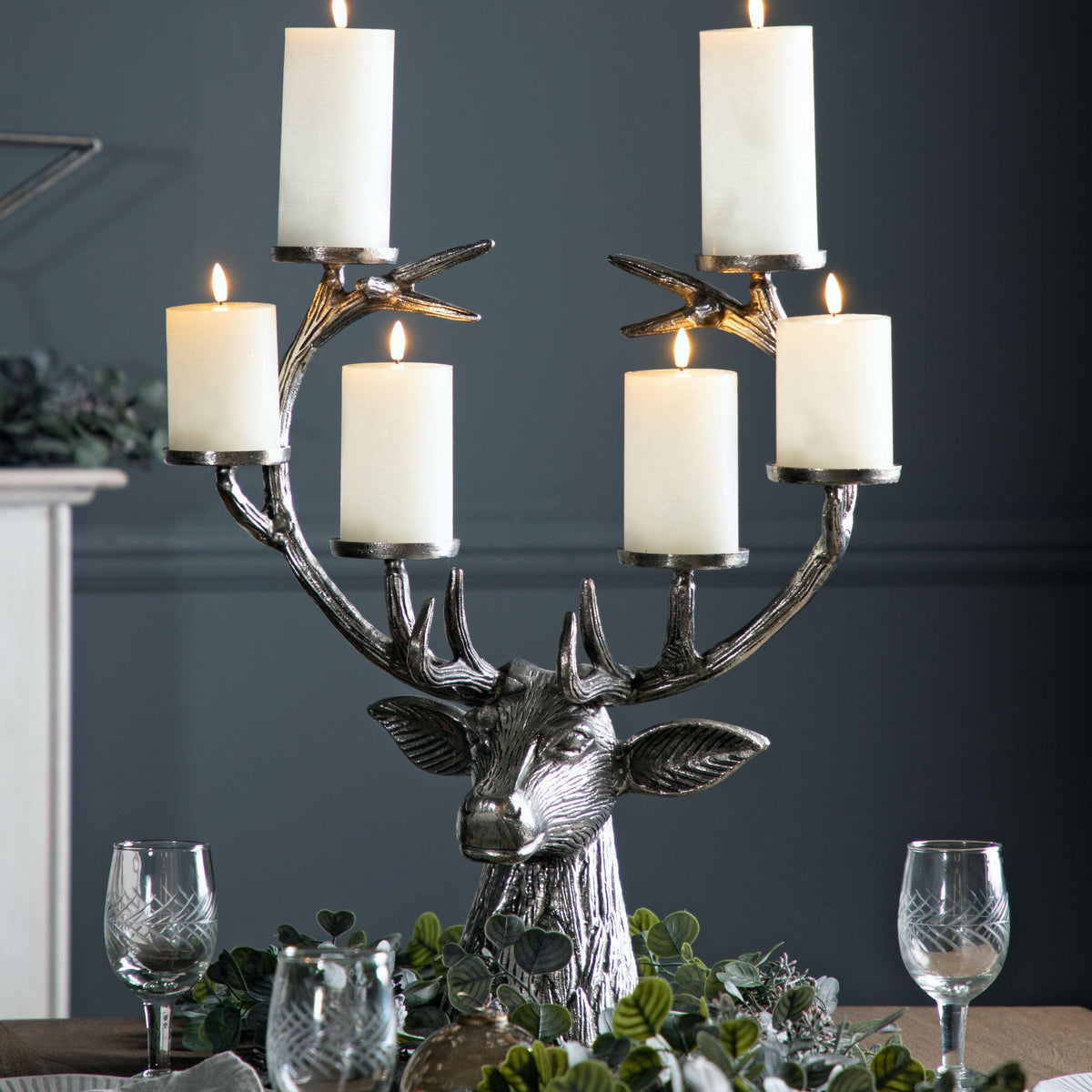 Greystone Candelabra Aluminium.