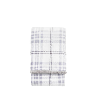 Bodhi Accessories Tartan Sherpa Throw House of Isabella UK