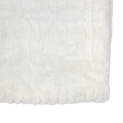 Bodhi Accessories Textured Rabbit Fur Throw House of Isabella UK