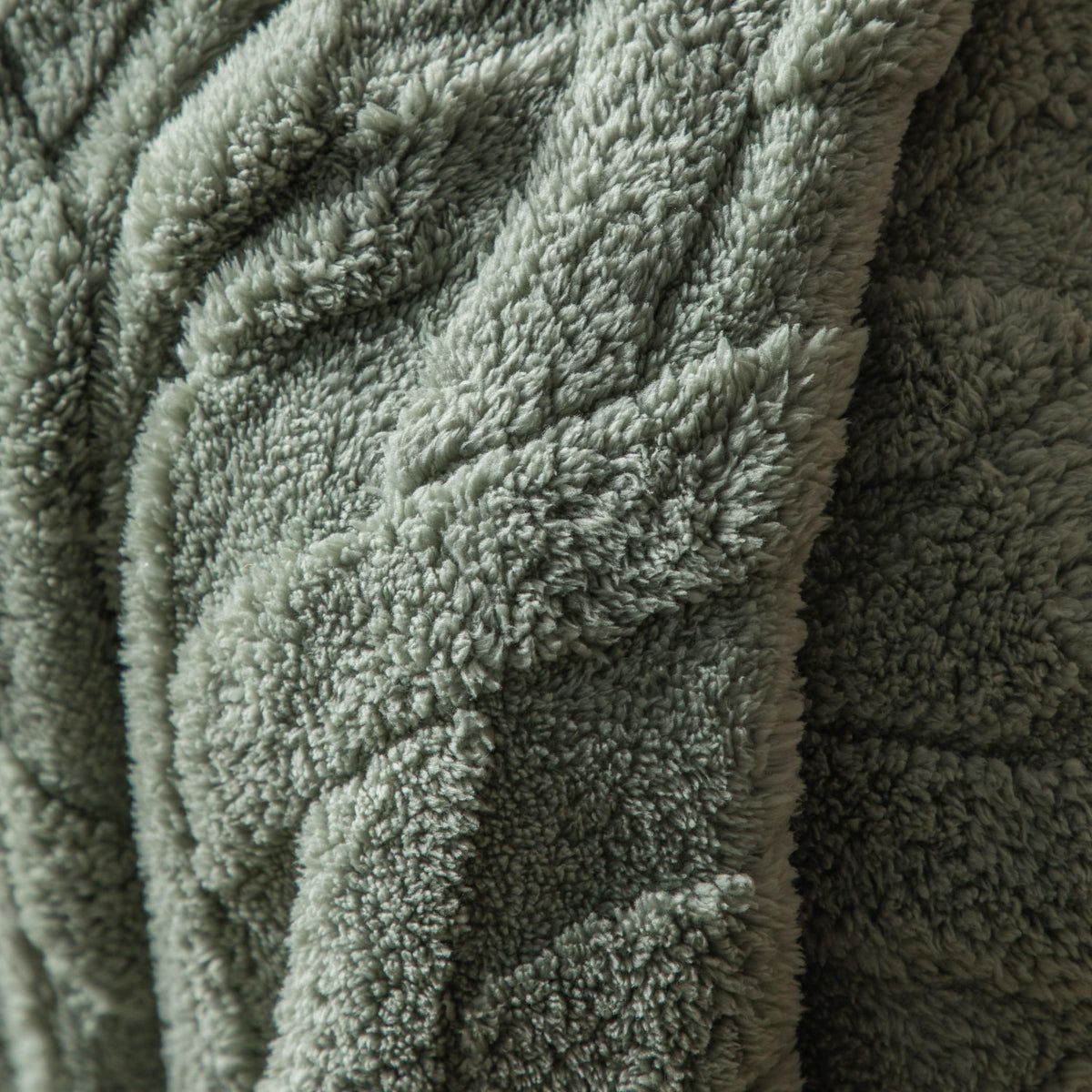 Textures Cross Knit Aspen Green 130x170cm.