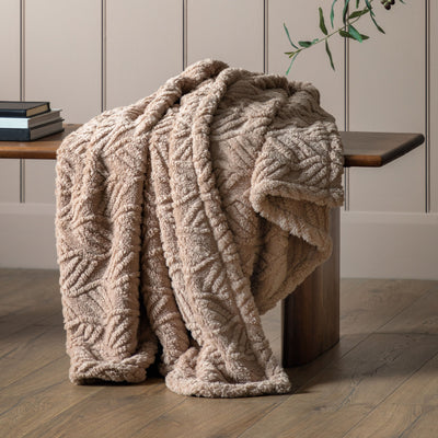 Bodhi Accessories Textures Geo Knit Natural 130x170cm House of Isabella UK