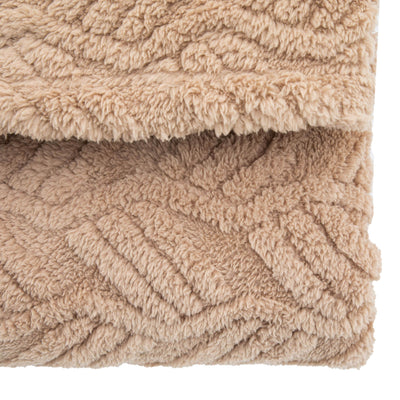 Bodhi Accessories Textures Geo Knit Natural 130x170cm House of Isabella UK