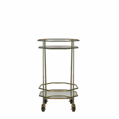 Bodhi Dining Eahuntspill Drinks Trolley Gold House of Isabella UK