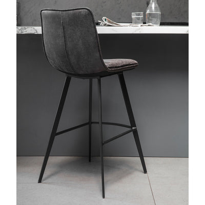 Bodhi Dining Edithmead Grey Stool (2pk) W420 x D600 x H1060mm House of Isabella UK