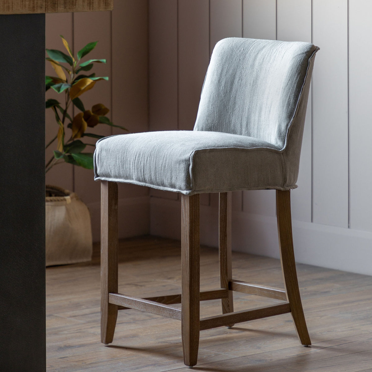 Harpenden Bar Stool 2pk - Taupe.