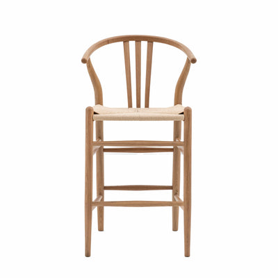 Bodhi Dining Highridge Bar Stool 2pk - Natural House of Isabella UK