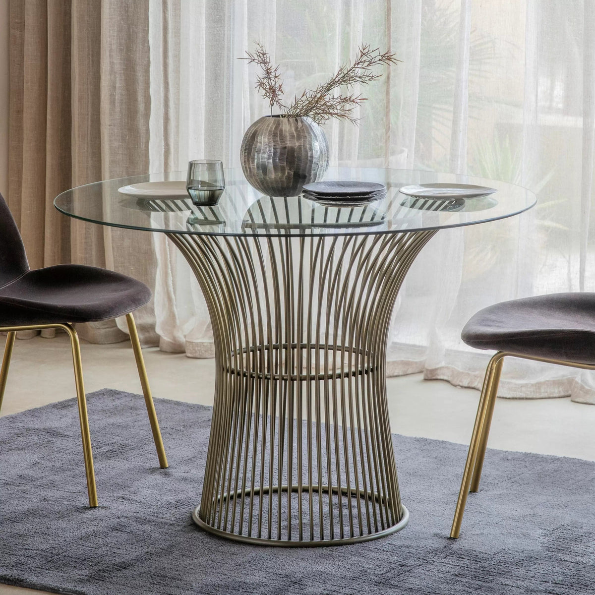 Holt Dining Table Bronze.