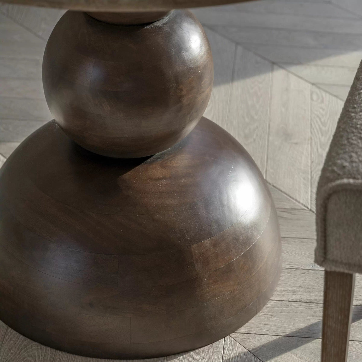 Northstowe Round Dining Table 1100x1100x730mm.