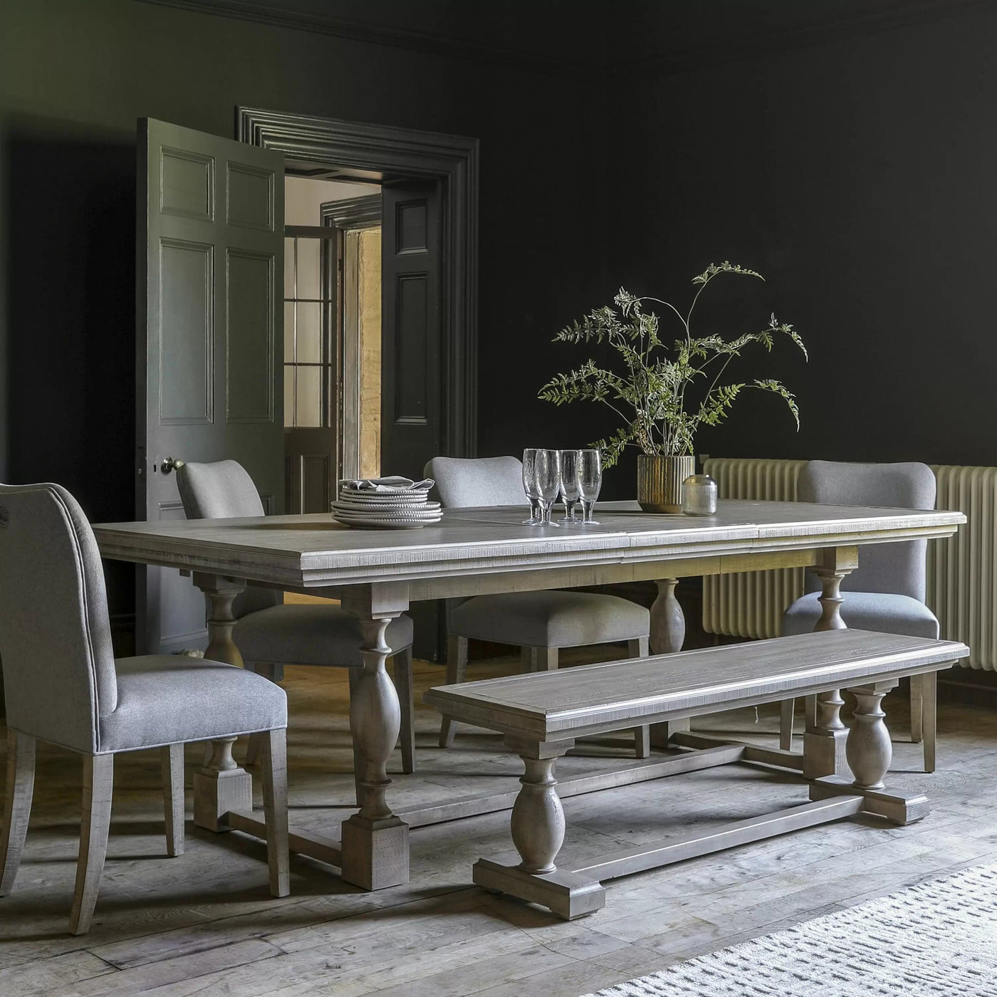 Bodhi Dining Wakefield Ext Dining Table 2000/2500x1000x750mm House of Isabella UK