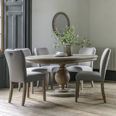 Bodhi Dining Wakefield Rnd Ext Dining Tble 1200/1600x1200x750mm House of Isabella UK