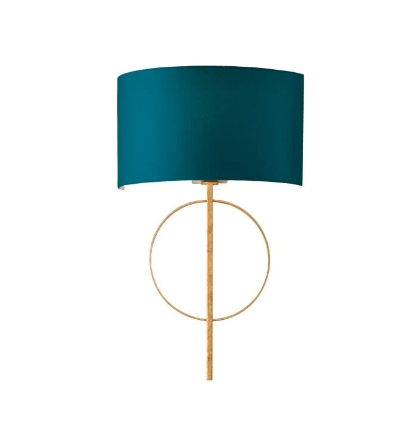 Bissom Wall Light Gold / Teal | OUTLET.