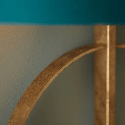 Bissom Wall Light Gold / Teal | OUTLET.