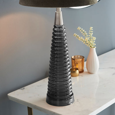 Bodhi Lighting Dundraw Grey Table Lamp House of Isabella UK