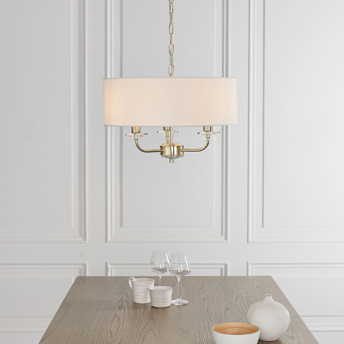 Eaclevedon 3 Pendant Light Brass.