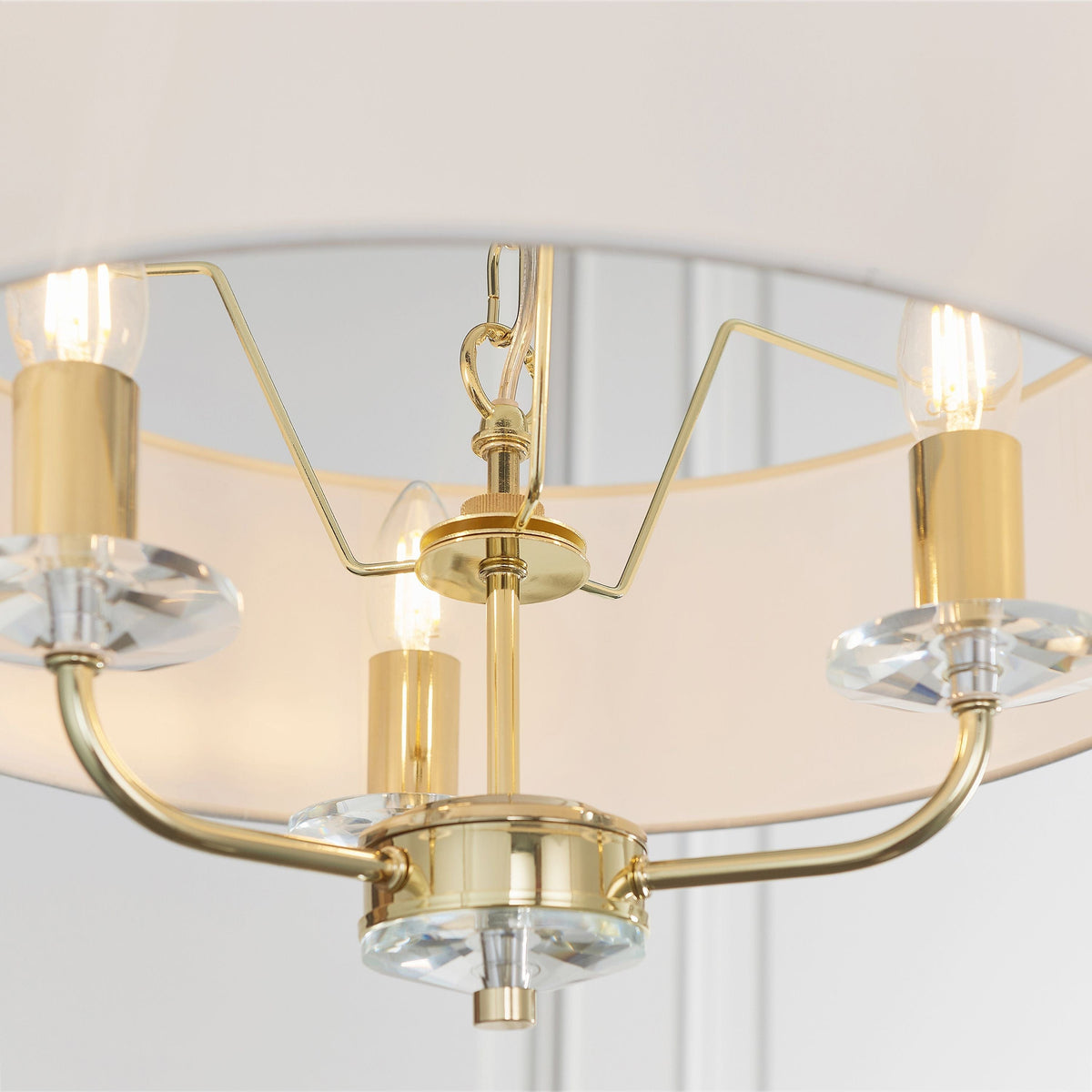 Eaclevedon 3 Pendant Light Brass.