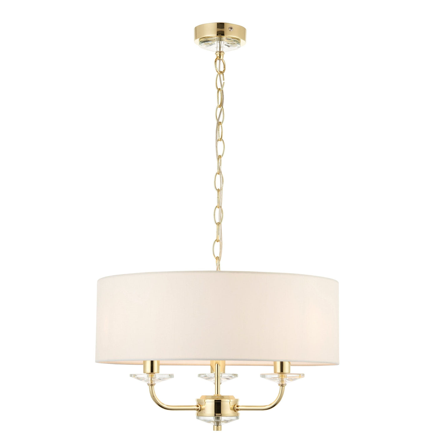 Bodhi Lighting Eaclevedon 3 Pendant Light Brass House of Isabella UK