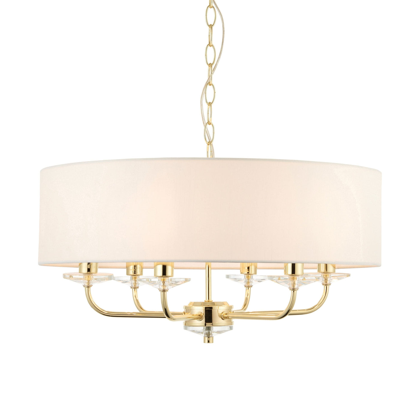 Bodhi Lighting Eaclevedon 6 Pendant Light Brass House of Isabella UK