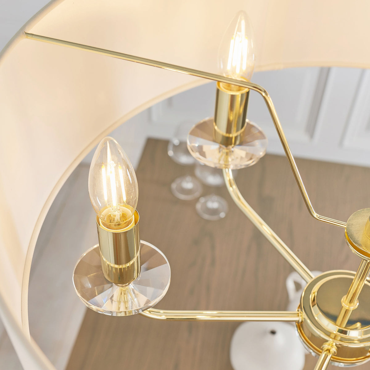 Eaclevedon 6 Pendant Light Brass.