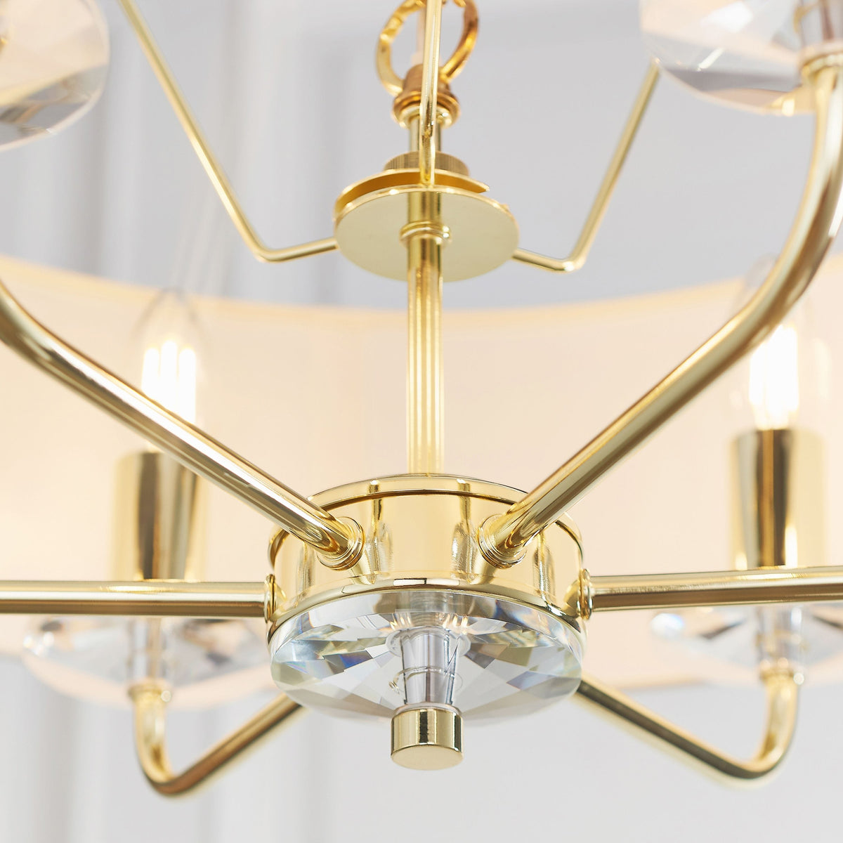 Eaclevedon 6 Pendant Light Brass.