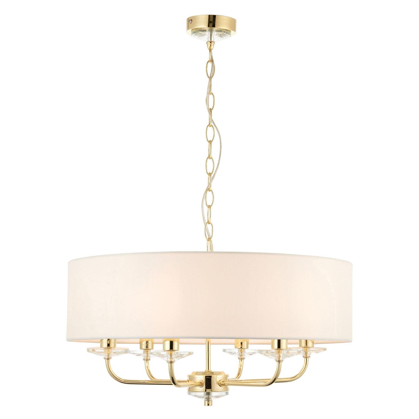 Bodhi Lighting Eaclevedon 6 Pendant Light Brass House of Isabella UK