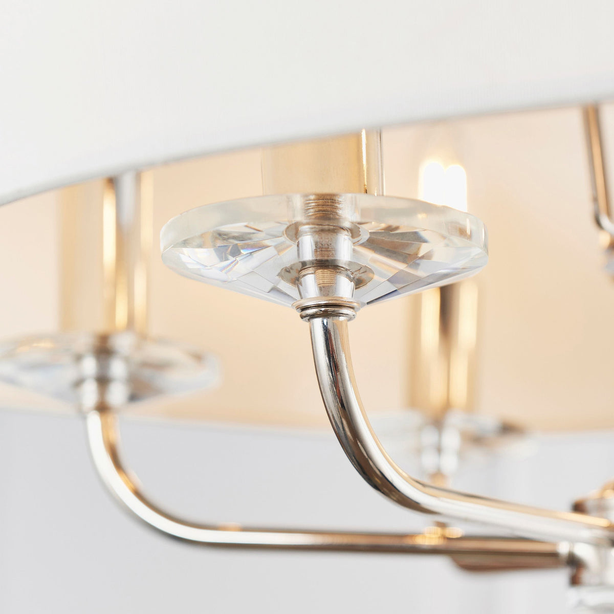 Eaclevedon 6 Pendant Light Bright Nickel.