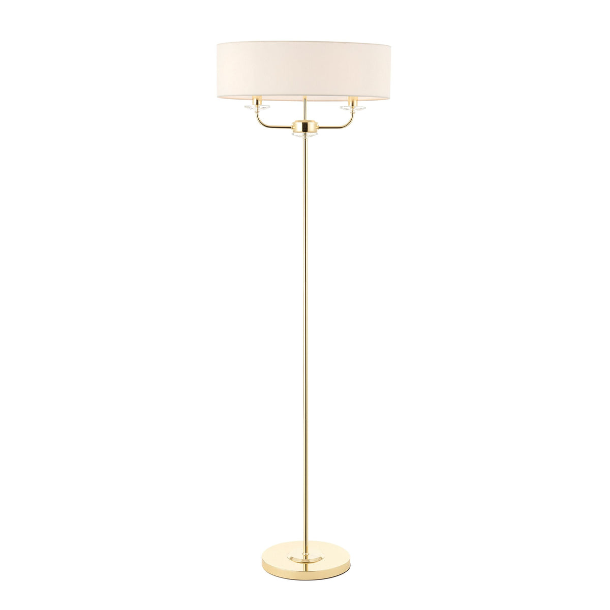 Eaclevedon Floor Lamp Brass.