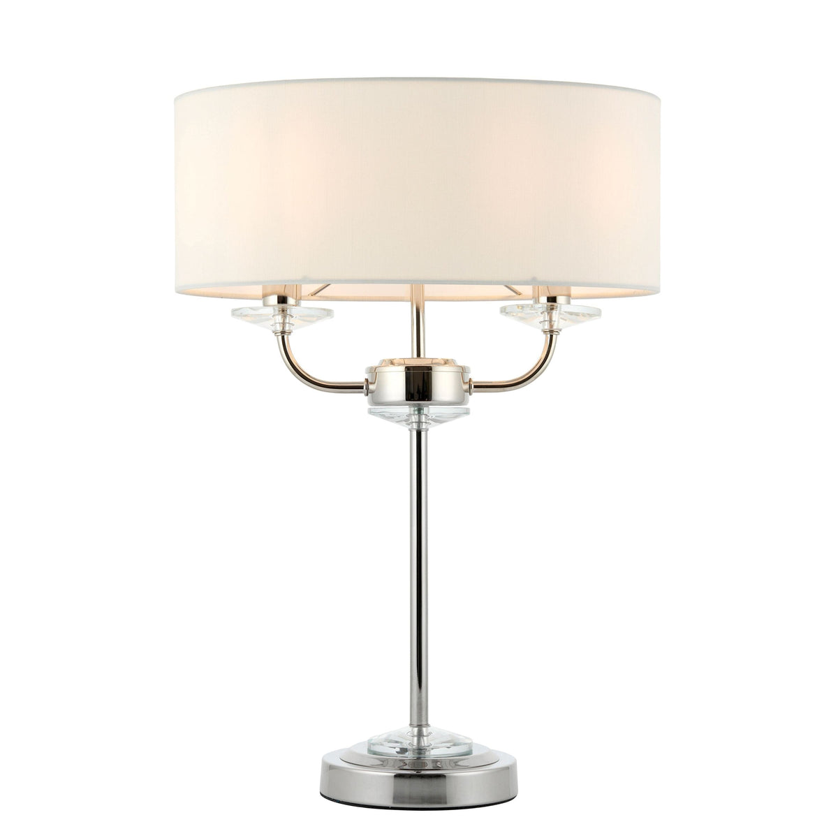 Eaclevedon Table Lamp Bright Nickel.
