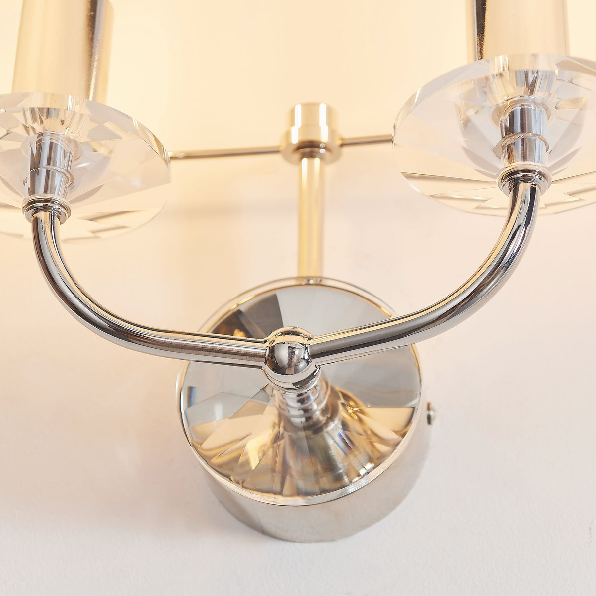 Eaclevedon Wall Light Bright Nickel.