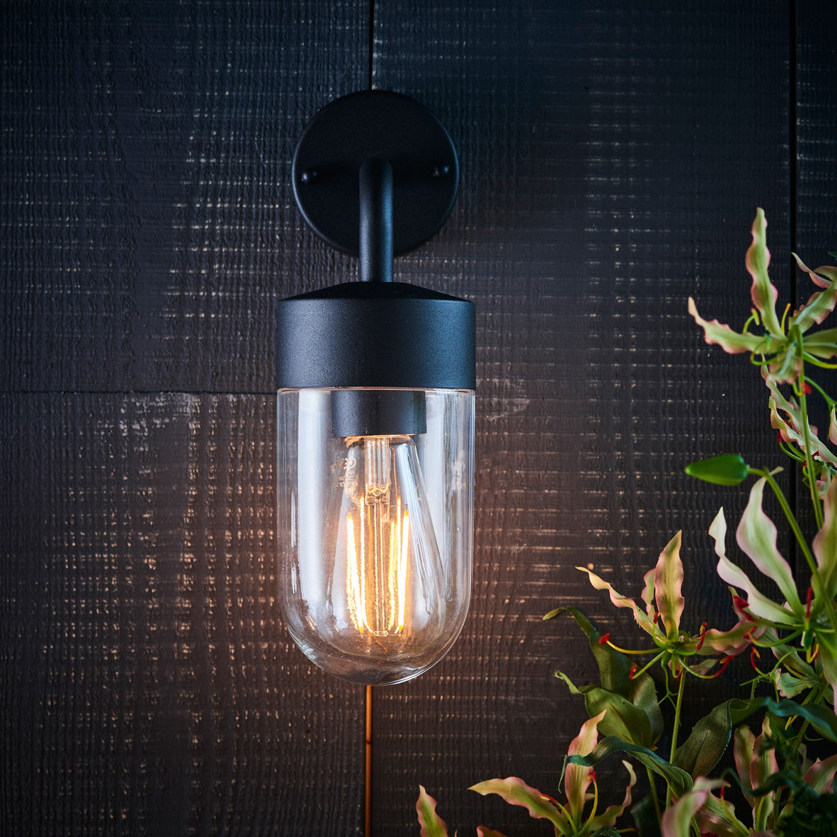 Eacowes Wall Light Matt Black.