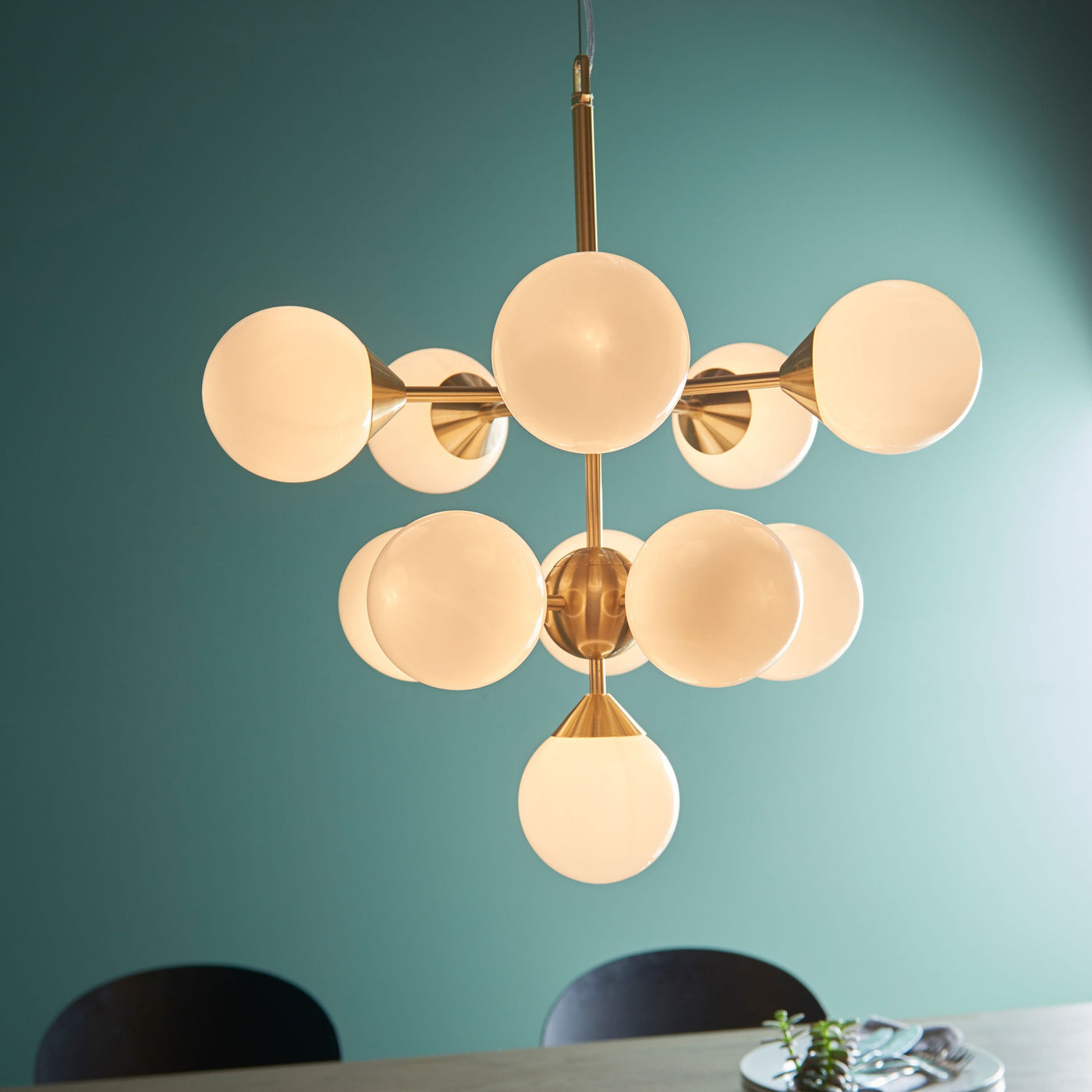 Bodhi Lighting EaStreet 11 Pendant Light Brushed Gold House of Isabella UK