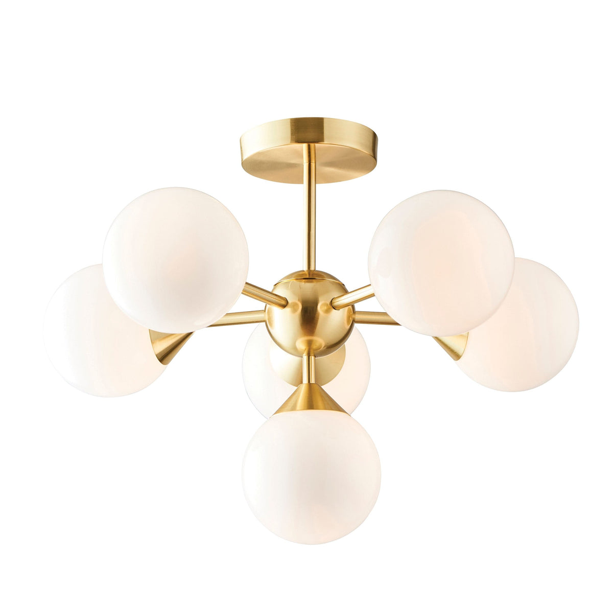 EaStreet 6 Ceiling Light Brushed Gold.
