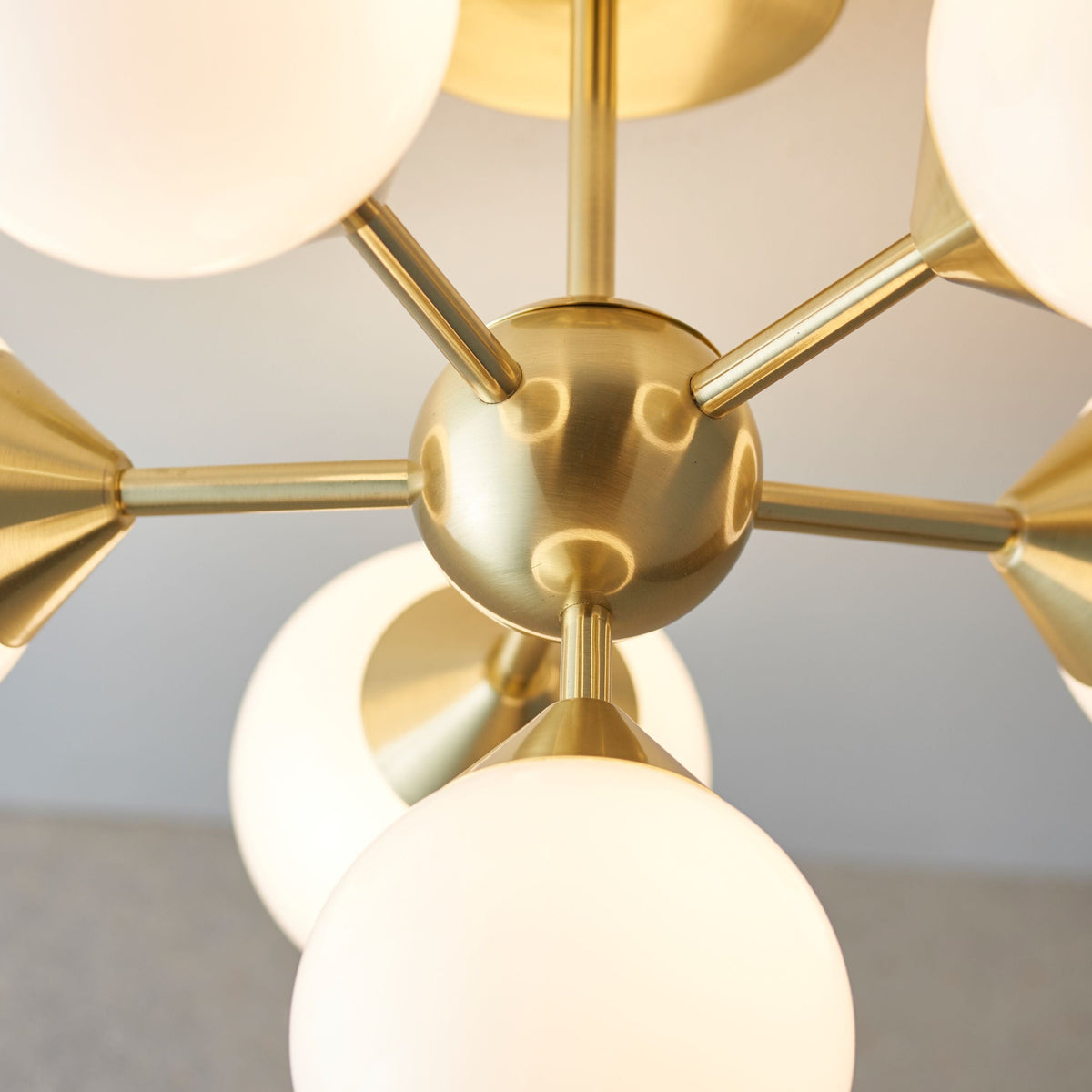 EaStreet 6 Ceiling Light Brushed Gold.