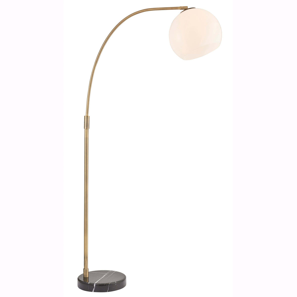 Eccles Floor Lamp Black Marble.