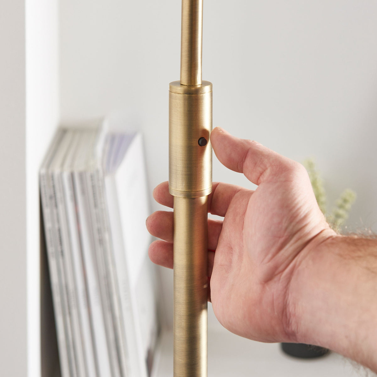 Eccles Floor Lamp Black Marble.