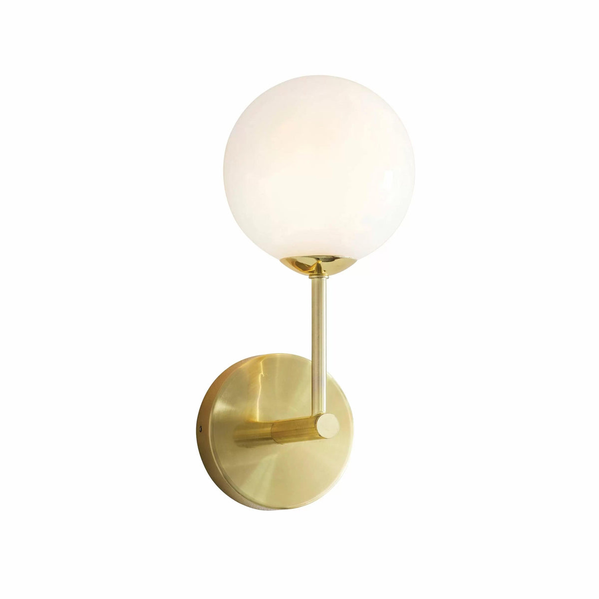 Eccles Wall Light Brushed Gold.