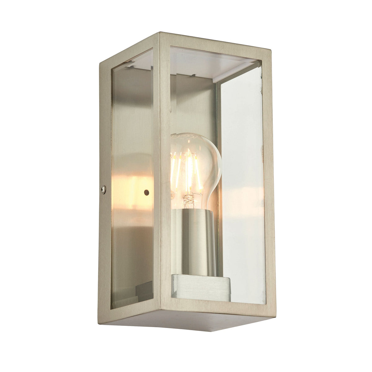Edenbridge Wall Light Brushed Steel.