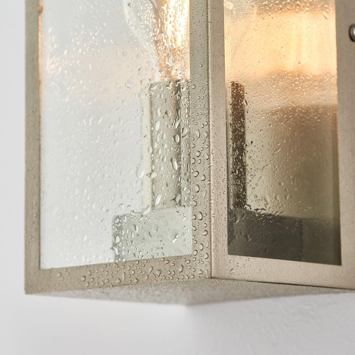 Edenbridge Wall Light Brushed Steel.