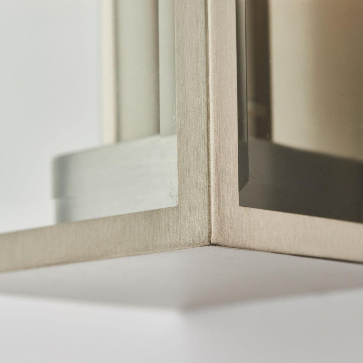 Edenbridge Wall Light Brushed Steel.