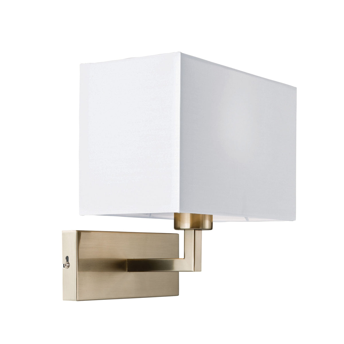 Esk Wall Light Satin Nickel.
