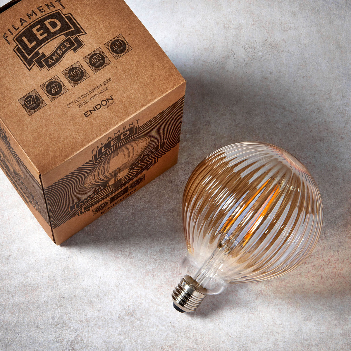 Forder Bulb Amber Glass | OUTLET.