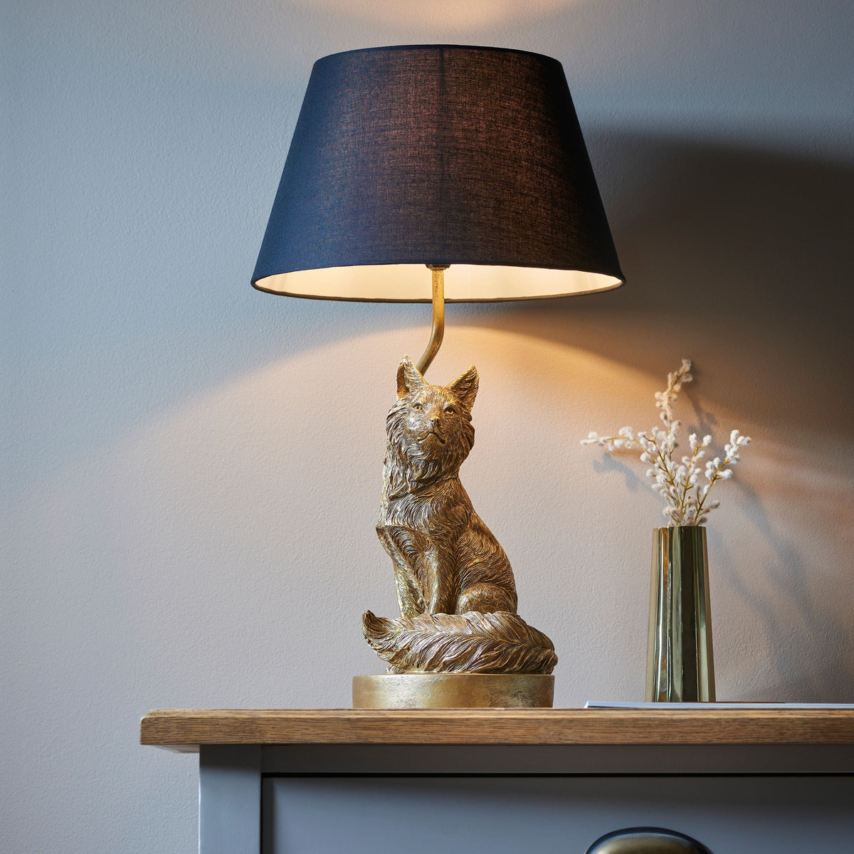 Fox 1 Table Lamp Gold.