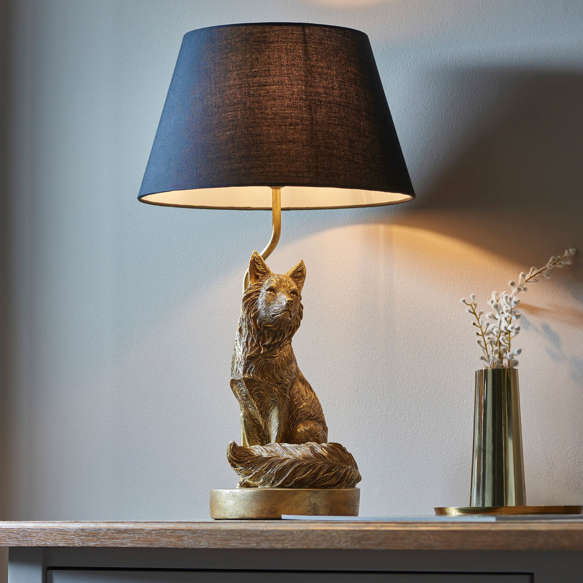 Fox 1 Table Lamp Gold.